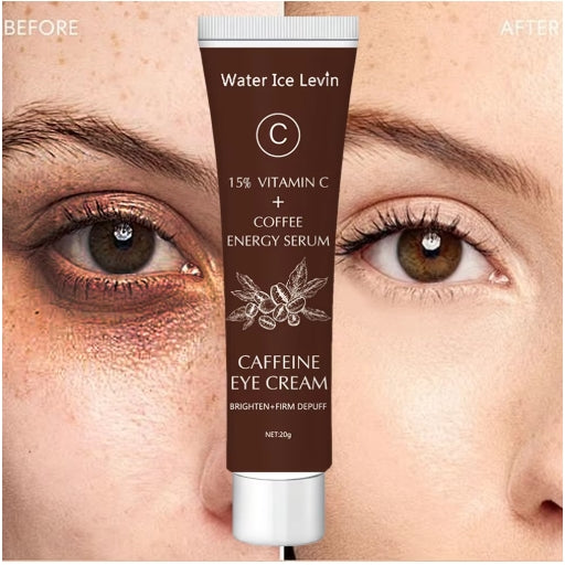 MillahGlow Caffeine Eye Cream - antes e depois
