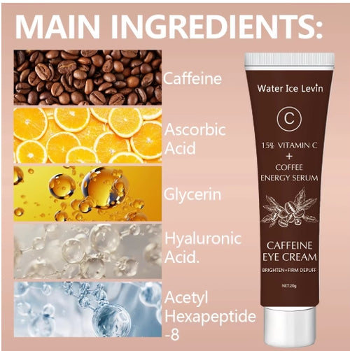 MillahGlow Caffeine Eye Cream - ingredientes e produto