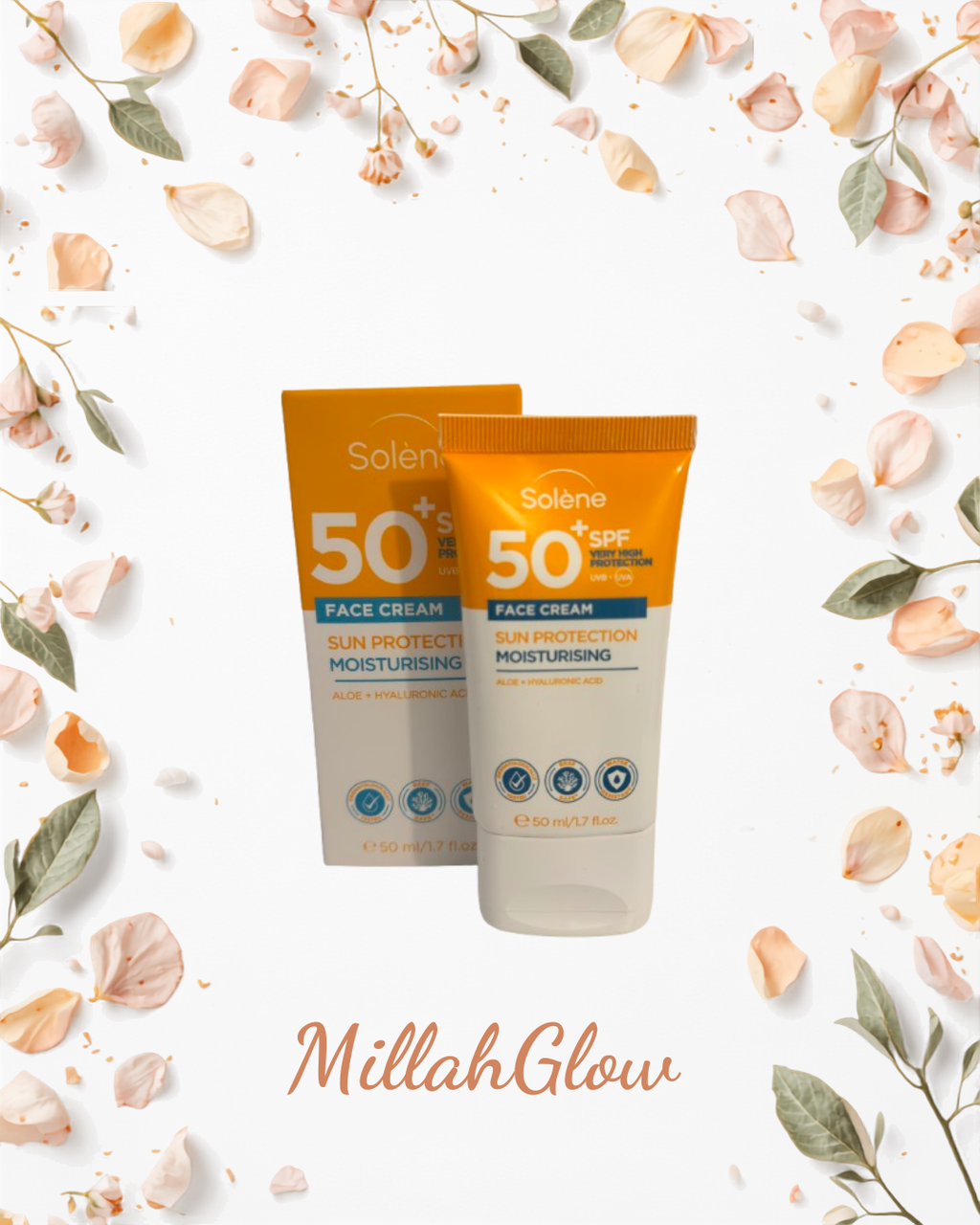 Solène SPF 50+ Facial Sunscreen — Protection & Hydration