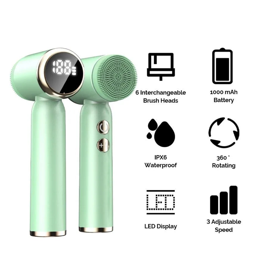 6-in-1 Electric Facial Cleanser — MillahGlow