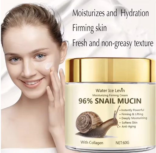MillahGlow Snail Mucin 96% Cream - hidratação e firmeza